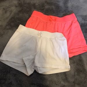 2 pairs of girl George shorts